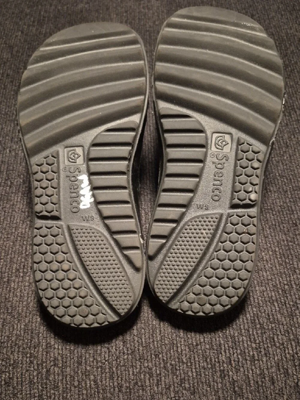 Women’s Black Dual-Strap Slide Sandals